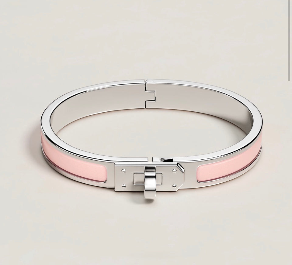 Mini Clic Kelly Pink in Gold - B003