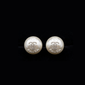 LA PAUSA Round Pearl CC Earrings - E045