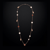 Luck Spring Lady Bug Long Necklace - N033