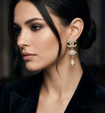 CC Empress Long Drop Earrings - E018