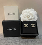 Small CC Crystal Earrings - E008