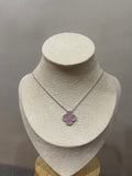 Clover Pink MOP Pendant Necklace - N020