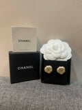 Camellia Pearl Stud Earrings - E003