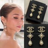 CC Empress Long Drop Earrings - E018