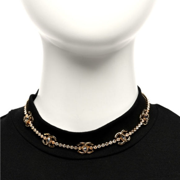 CC Link Semi Choker Necklace - N010