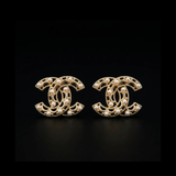 CC Pearl Filigree Studs - E001