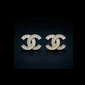 Small CC Crystal Earrings - E008