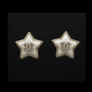 Vintage Star Pearl Stud Earrings – E011