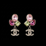 CC Multicolor Crystal Drop Earrings - E020