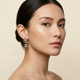 CC Multicolor Crystal Drop Earrings - E020