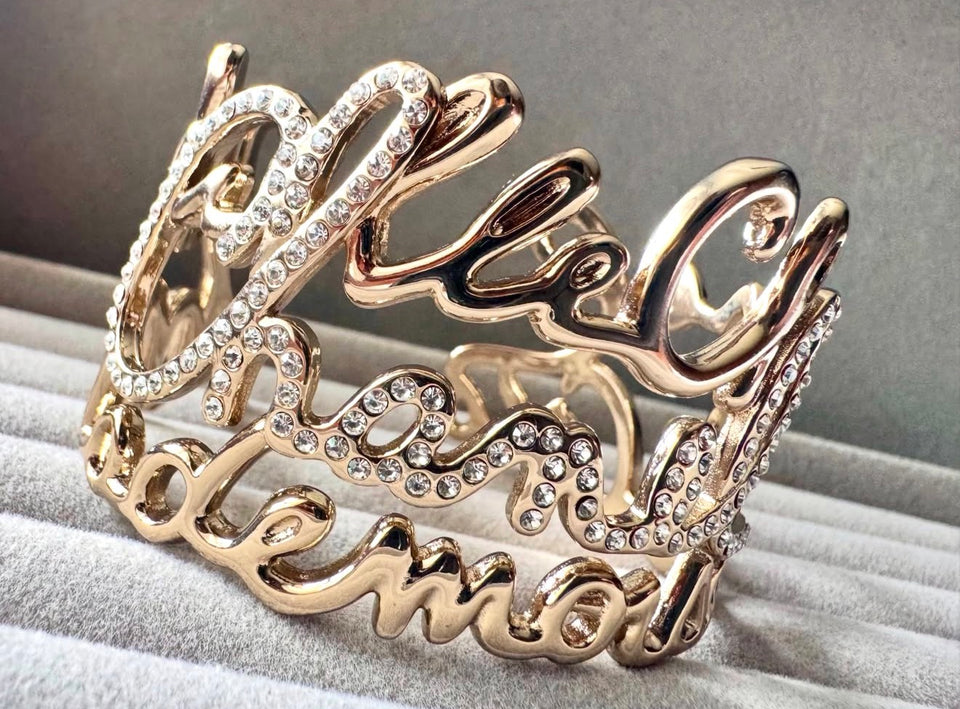 CC Layered Open Cuff Bracelet - B013