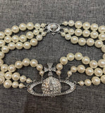 Vivienne Westwood Layered Pearl Choker - N028