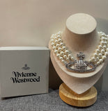Vivienne Westwood Layered Pearl Choker - N028