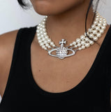 Vivienne Westwood Layered Pearl Choker - N028