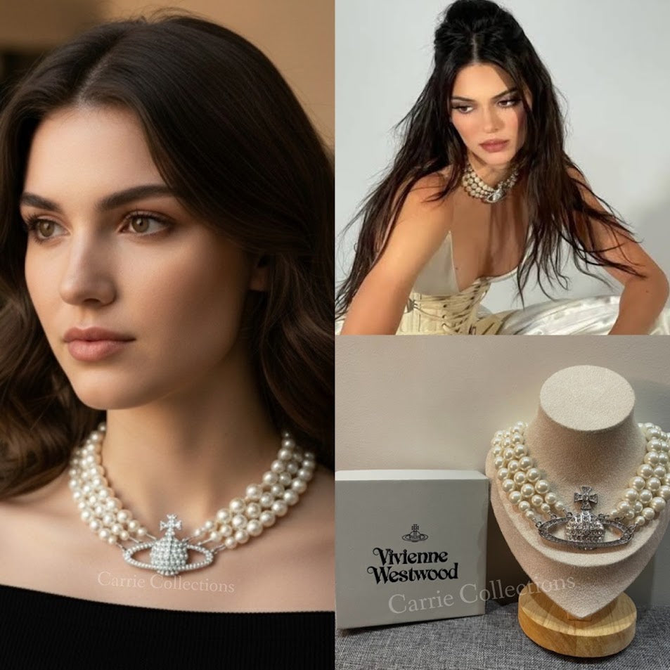 Vivienne Westwood Layered Pearl Choker - N028