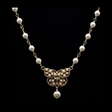 CD Pearl Butterfly Gold Necklace - N008