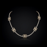 CC Link Semi Choker Necklace - N010
