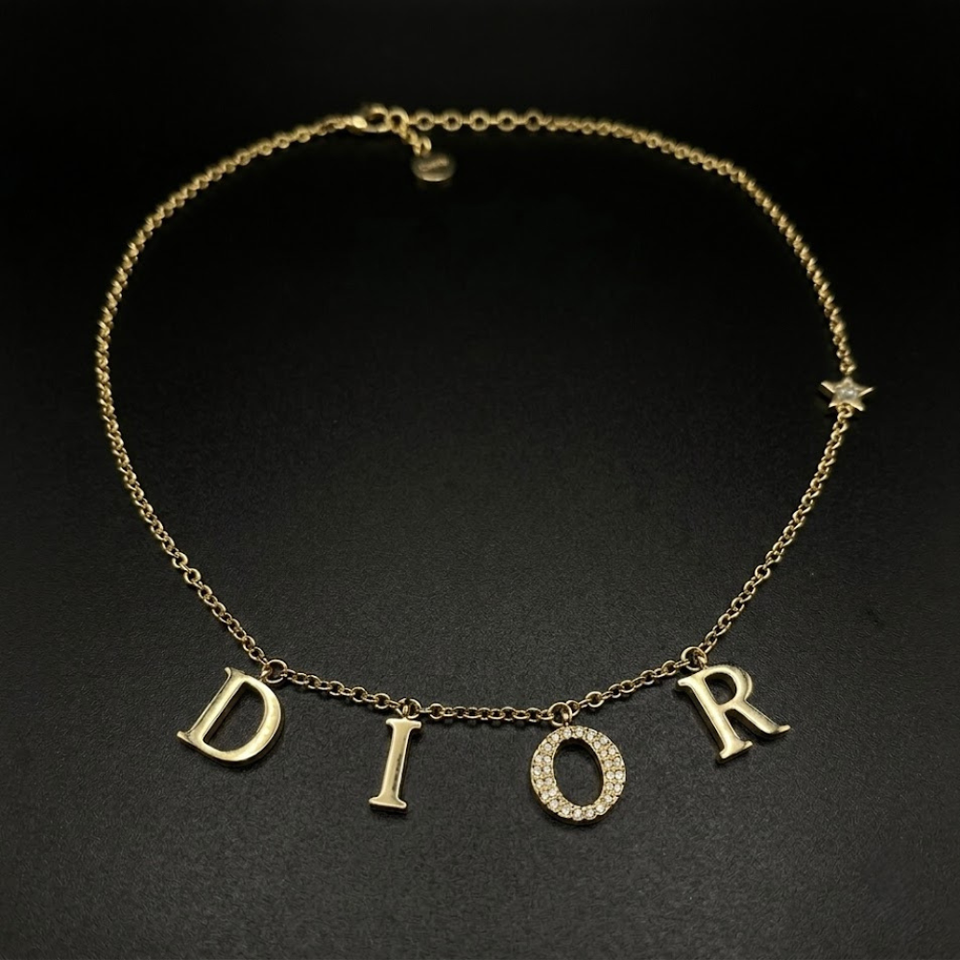 CD Letter Pendant Necklace - N012