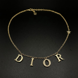 CD Letter Pendant Necklace - N012