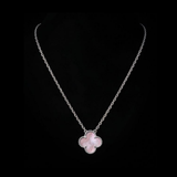 Clover Pink MOP Pendant Necklace - N020