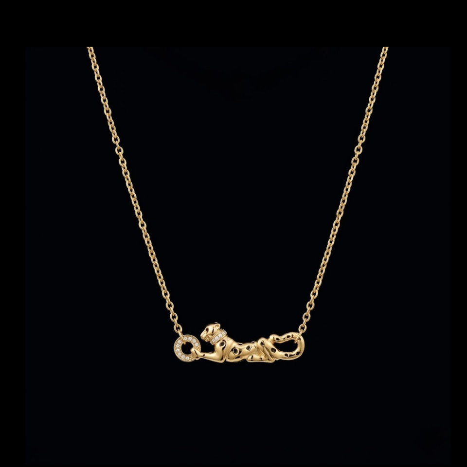 Panther Pendant Gold Necklace - N022