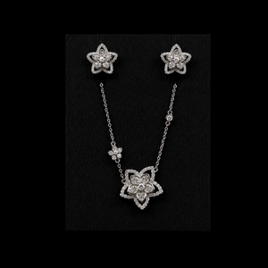 GRAFF Wild Flower Set (Earrings and Necklace) - S001