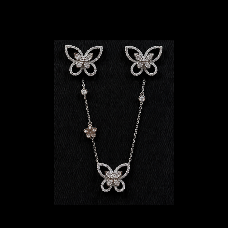 GRAFF Butterfly Set (Earrings and Necklace) - S002