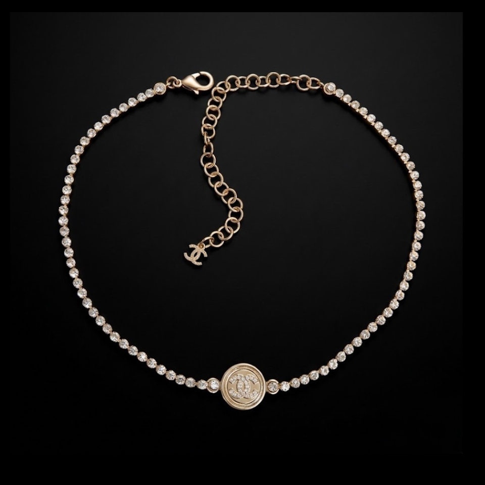 Crystal Tennis Pendant Necklace - N030