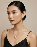 Vintage Star Pearl Stud Earrings – E011