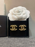 CC Pearl Filigree Studs - E001
