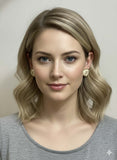 Camellia Pearl Stud Earrings - E003